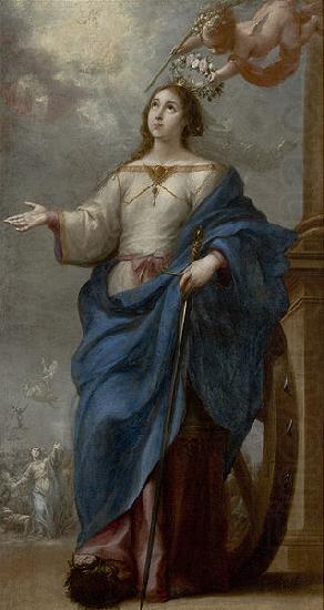 Saint Catherine of Alexandria, Bartolome Esteban Murillo